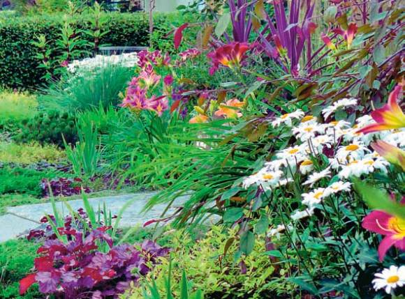 Leyes de composición y color del jardín