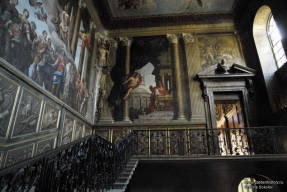 Hampton Court. Lépcsőház III. Vilmos és II. Mária kamrájához
