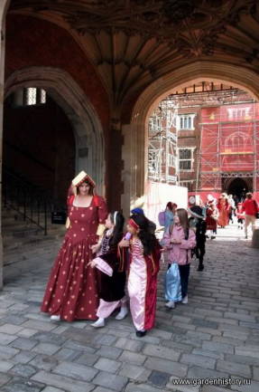 Tudor korszak Hampton Courtban. Fotó: Elena Lapenko