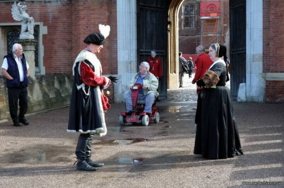 La era Tudor en Hampton Court. Foto de Elena Lapenko