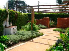Decorative vegetable garden