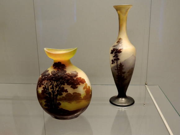 Landscape vases. E. Galle. Storage location: The main headquarters of the Hermitage, St. Petersburg